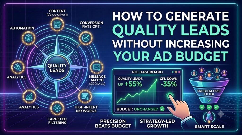 How to Generate Quality Leads Without Increasing Your AD Budget